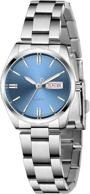 hang comparable Wrist Watch carlien Women's Luxury Watches Luminous Waterproof Calendar Ladies Stainless Steel Dress Quartz 