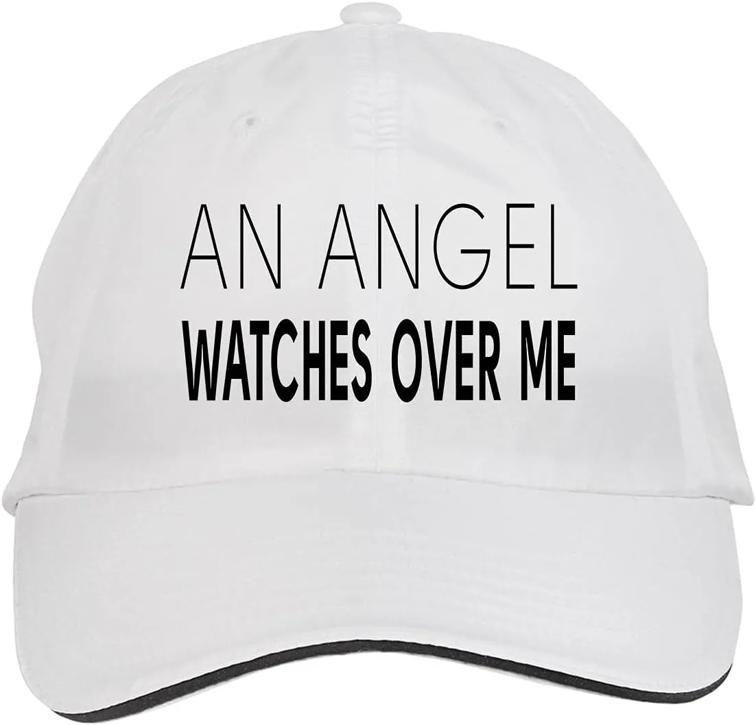 Hat figuratively geological Adjustable Cap, DesU57 White Makoroni - an Angel Watches Over ME 