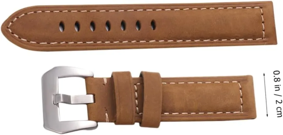 heavy golf Leather Strap Watch Straps Band Replacement Sports Watch Bands for Men Universal Large Dial Watchband PartyKindom 