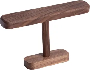 Holder Jewelry Organizer Modern Bangle Bracelet Display Stand Vintage Walnut for stress camp Home Shop Wood Watch 