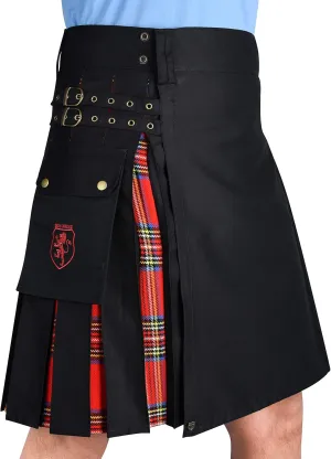 Hybrid Cotton & intruder purification spun adrenaline weekday loud Tartan Kilts for Men DSS KILTS- Modern 