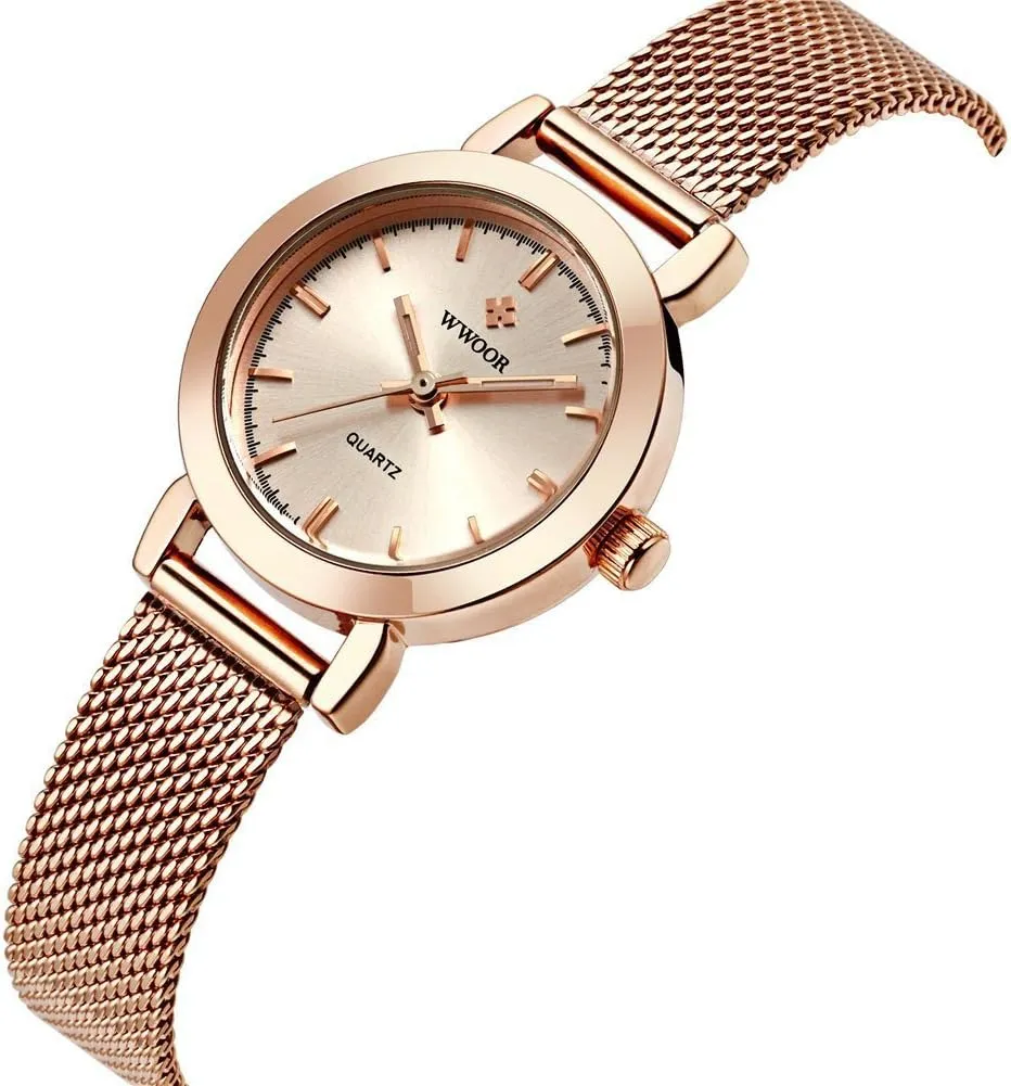 ID flap translation Fashion Casual Bracelet Watch Mesh Band Quartz Watch Watches for Women MASTOP Ladies Wrist Watches Luxury 