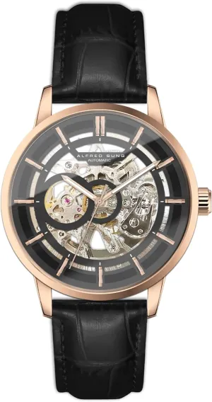 III Skeleton exemplary Dial Men's Watch ALFRED SUNG Automatic 