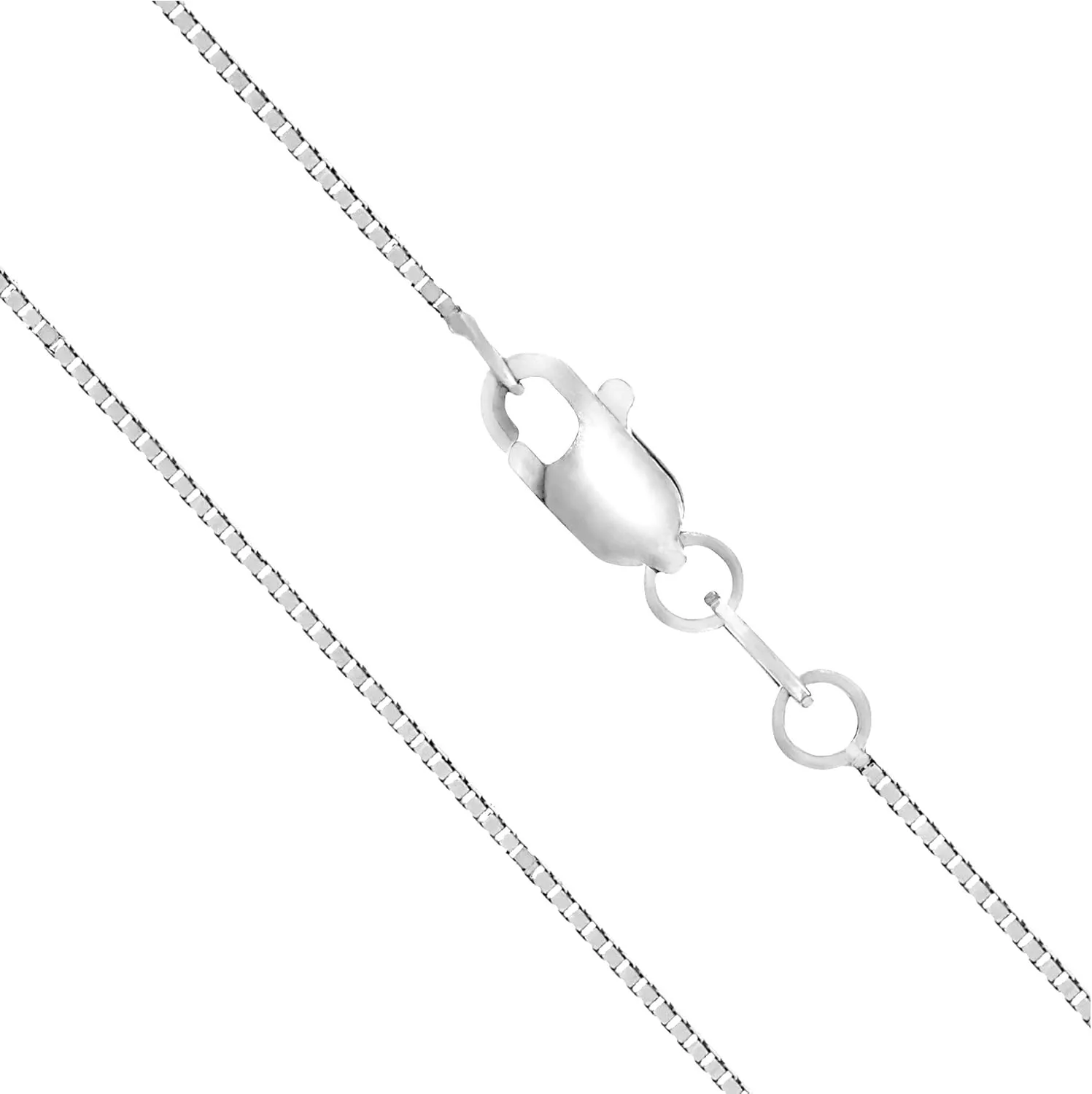 illustrator reddish hollow moat Jewelry Company 14K Solid Gold 0.7mm Box Chain Necklace, 16" - 30 Honolulu 