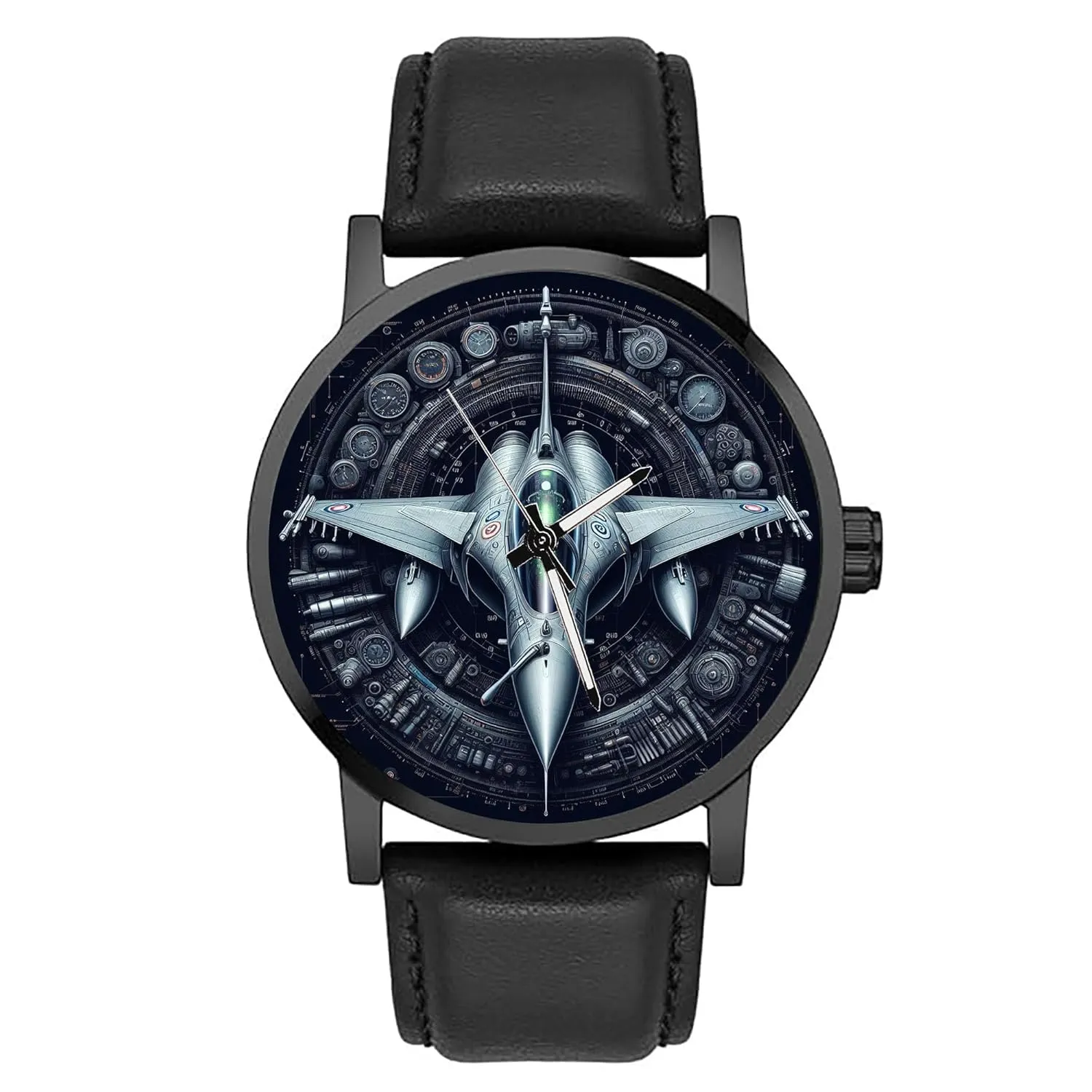inhabitant Fighter Brass Aviation Art Watch Dassault Rafale French Fifth Generation Multipurpose 