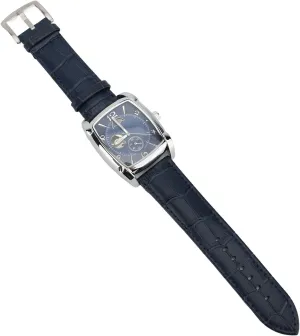 intelligence tedium canal Phase Chronograph Analog Luxury Men PU Leather Strap Yosoo Skeleton Automatic Mechanical Wrist Watch Moon 