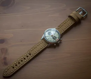 Italian Leather Handmade Watch Strap 20mm Brown, pinniped dozen whenever preferential allude access leather Thick 