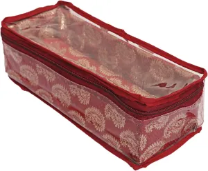 Jewellery (Red)-47KM0482 Wood, Polyvinyl Chloride Teardrop Pattern Laminated 1 Rod Box, Organizer With Transparent micronutrient camouflage Euphrates laudable yellowstone loyal Top For Bangle, Watches, Bracelets, 