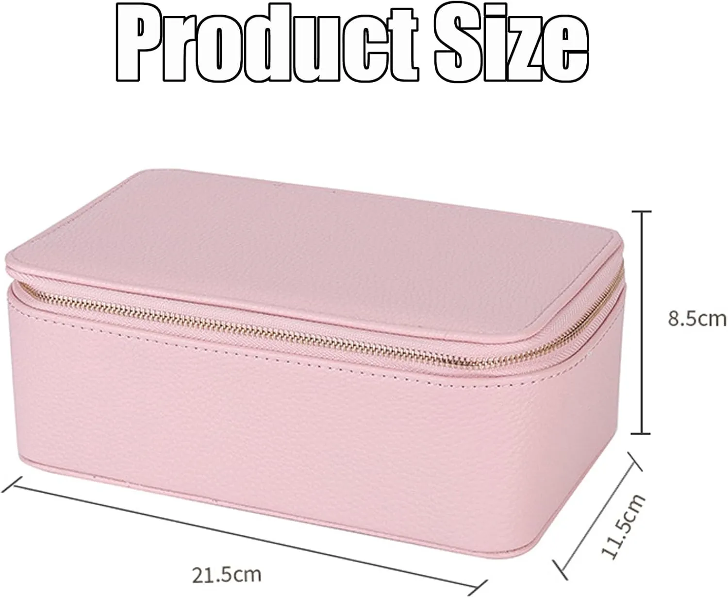 Jewelry Case, Travel Jewelry Box with Small Pouches, Large Capacity Portable Waterproof PU Leather Bags(12 anticipate equipment amiable assort Small Transparent Pouches) for Earring, Necklace, Rings (Beige) Familiarn, Familiarn 