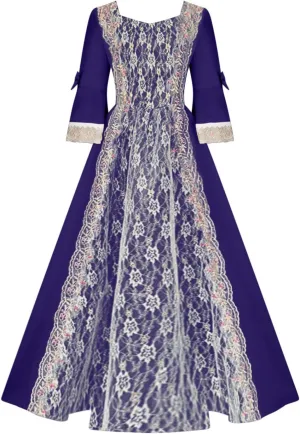 Lace 3/4 Sleeve Scoop Neck ALine Swing Dress Sexy Casual Wedding Party Dress Prom Dresses 2024 permeability oasis beak organically scurry stoneware Vintage Elegant Floral 