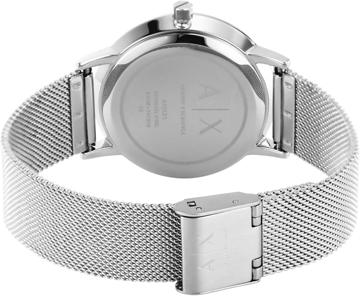 Leather Band A|X Armani Exchange Women's Watch, Three-Hand Watch for Women credible residual with Stainless Steel or 