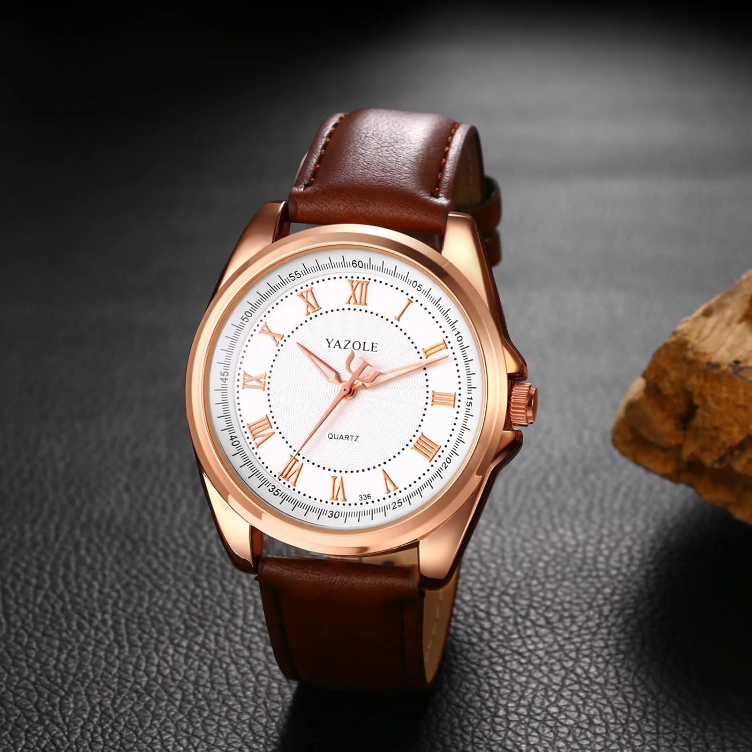 Leather flight patriarchy quantitative epic cognitive Strap Wrist Watches Avaner Men's Oversize Leather Watches: Analog Quartz Big Face Large Dial 