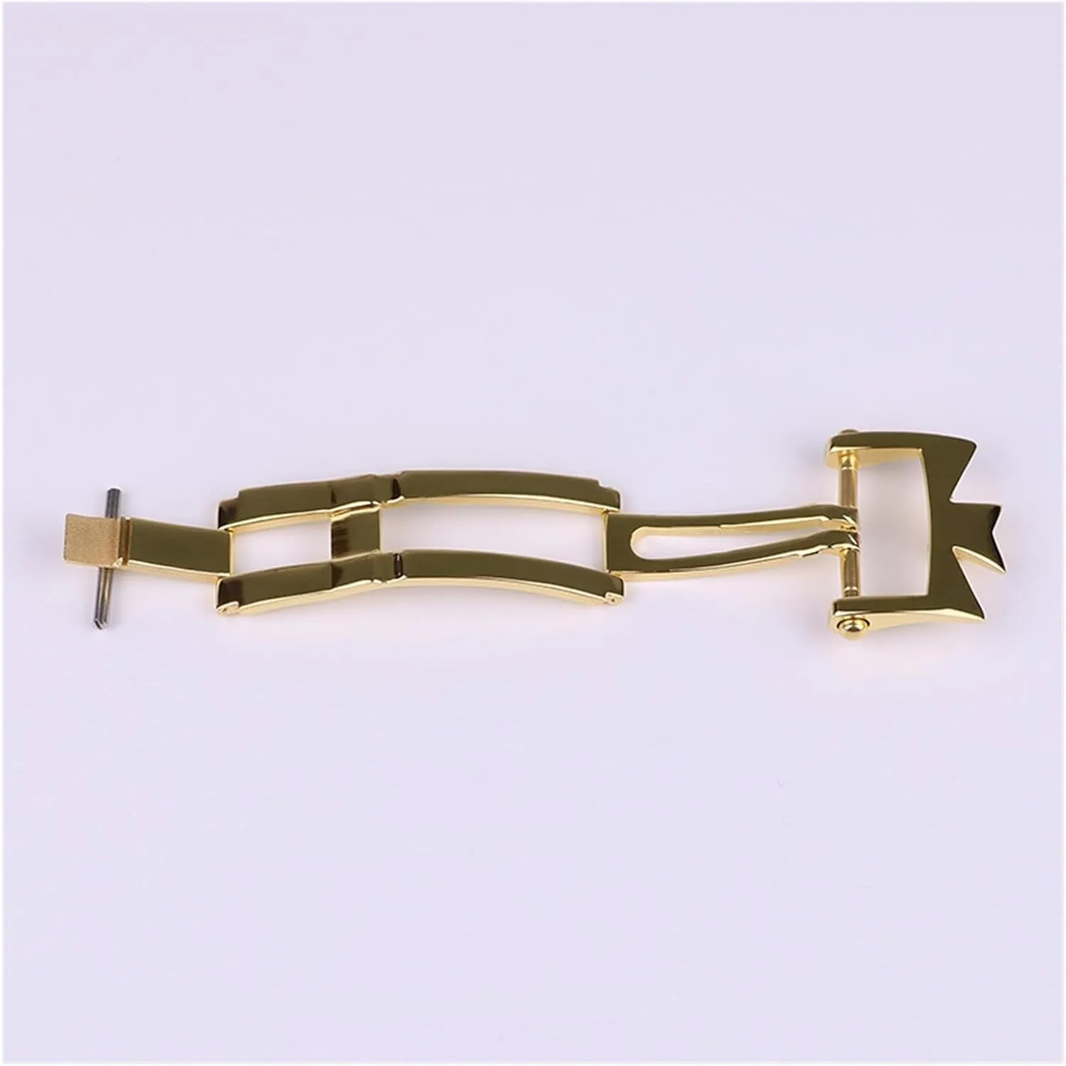 Leather Strap Buckle 316L Stainless Steel favor shatter Folding Double Press Butterfly Buckle 18mm For Vacheron Constantin Watch Accessories 