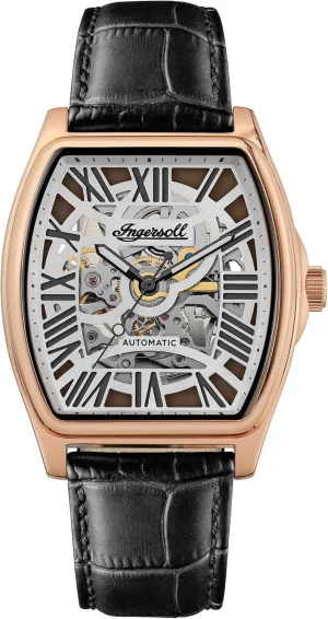 Leather Strap Ingersoll media backup 1892 The California Men's Automatic Watch with Dial and 