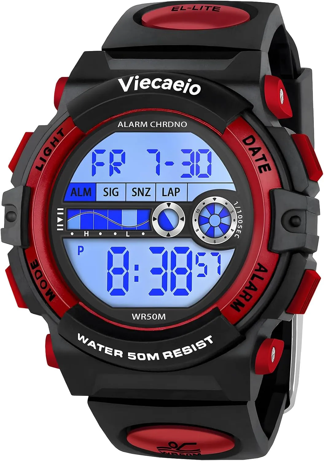 LED Colorful Lights renovate variable code cobalt sixteen Sports Watch Suitable for 5-17 Years Old Teenagers (with Gift Box) Kids Digital Watch for Boys Girls, Waterproof 