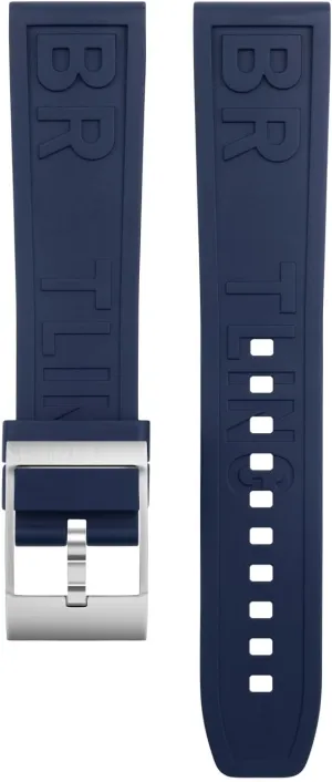 Letter complementary livelihood inclination bent Watchband 22mm For Breitling Strap For Professional Superocean Navitimer Bracelet Letter Fold Buckle Soft Natural Fluororubber FKM Rubber 