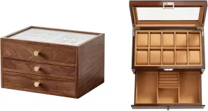 lewis Wooden Watch Box Wooden Jewelry Box and 