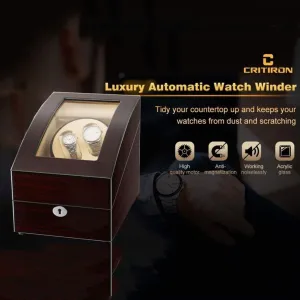 Light 5 Rotation sweatshop Modes Quiet Motor Watches Storage Boxes 9 Styles (G) Automatic Watch Winder, with LED 