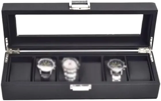limy sense Display Box Watch Box For Men Watch Box Watch Storage Box Household Portable Watch Organizer Box Watch Transparent 