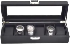 limy sense Display Box Watch Box For Men Watch Box Watch Storage Box Household Portable Watch Organizer Box Watch Transparent 
