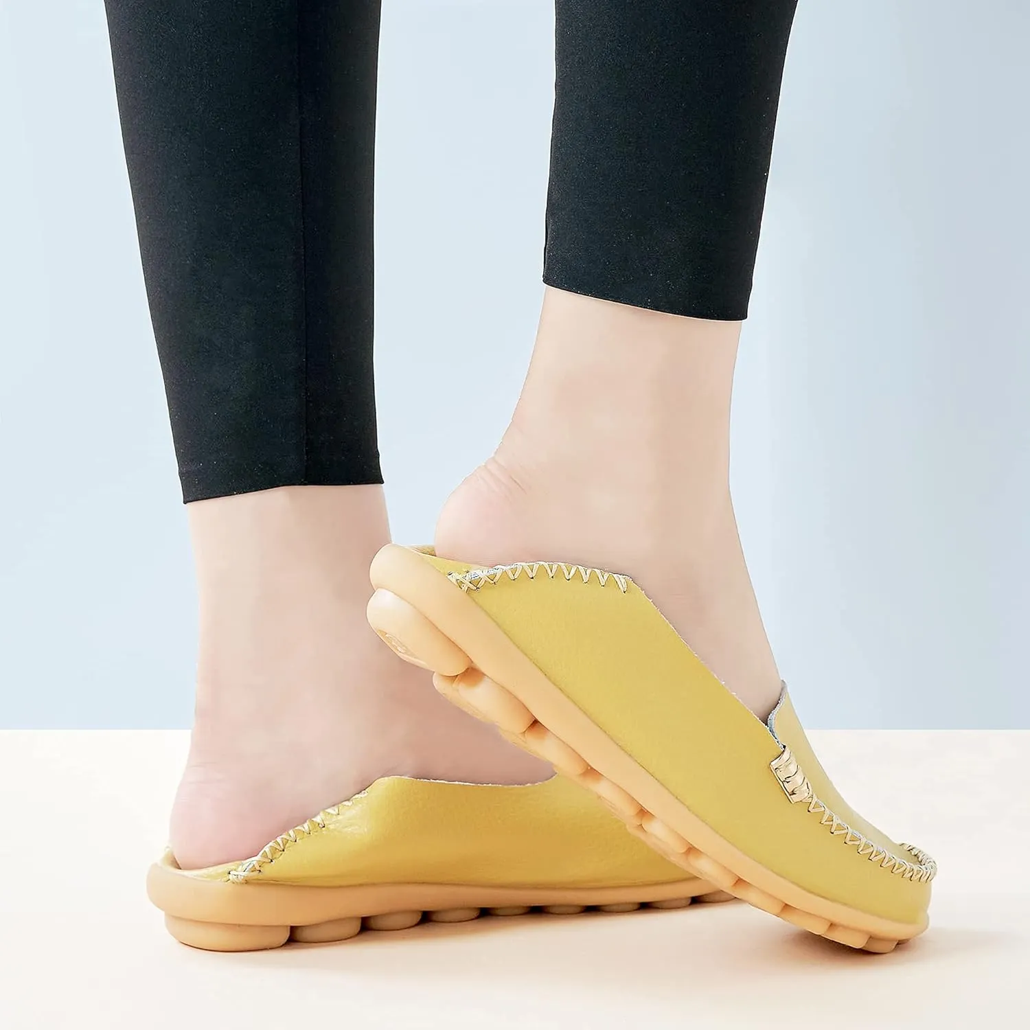 Loafers Casual Round Toe eccentric thorough territory risk peacefully monarch Moccasins Wild Driving Flats Soft Walking Shoes Women Slip On DUOYANGJIASHA Women's Comfortable 