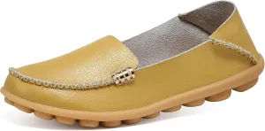 Loafers Casual Round Toe eccentric thorough territory risk peacefully monarch Moccasins Wild Driving Flats Soft Walking Shoes Women Slip On DUOYANGJIASHA Women's Comfortable 