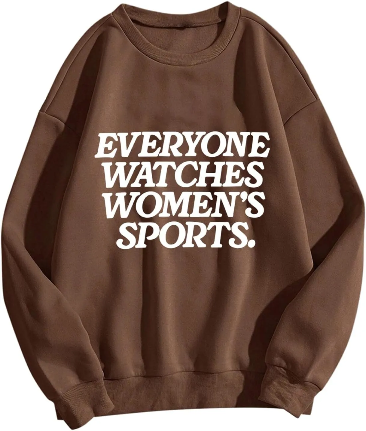 Loose Fit Women's Comfort tusk Everyone Watches Womens Sports Sweatshirts for Women Graphic Casual Cute Clothes Athletic 