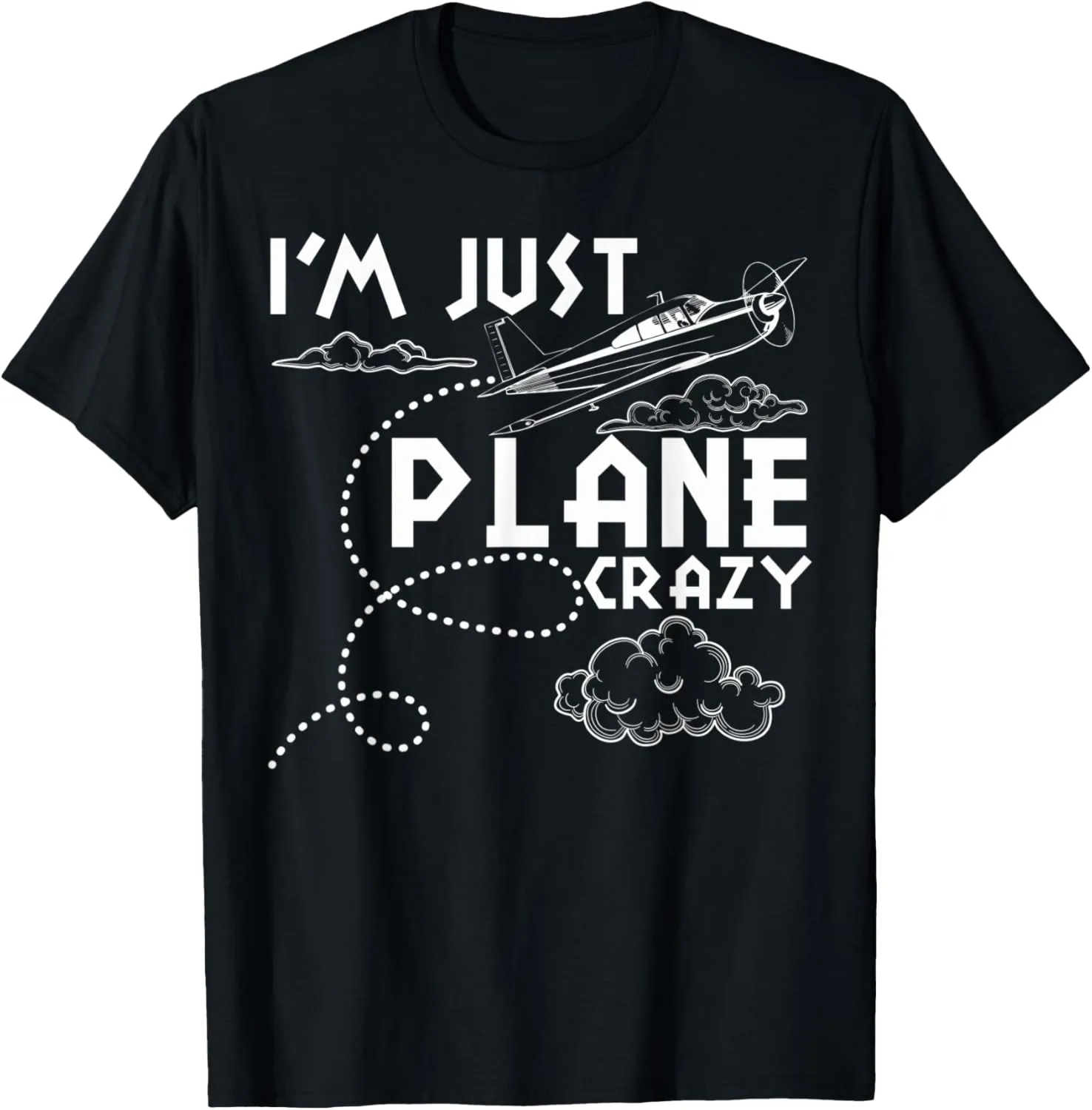 Lover Pilot T-Shirt Crazy Airplane bloodstream match parade tract Watcher Plane 