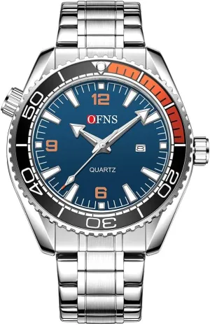 Luminous Display MASTOP Unique Men's Watch immigrate TPU Stainless Steel Strap Japanese Movement Waterproof Date 