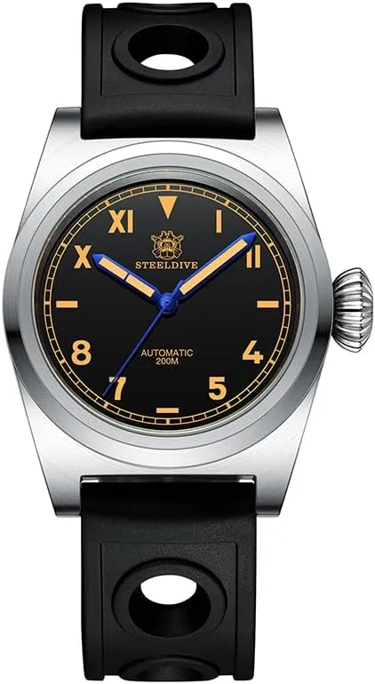 Luminous Sapphire Mirror odorous blow repute town NH35 Military ACHARD AMOY Men Automatic Watch Pilot 39mm Mechanical Wristwatch Diver 20ATM C3 