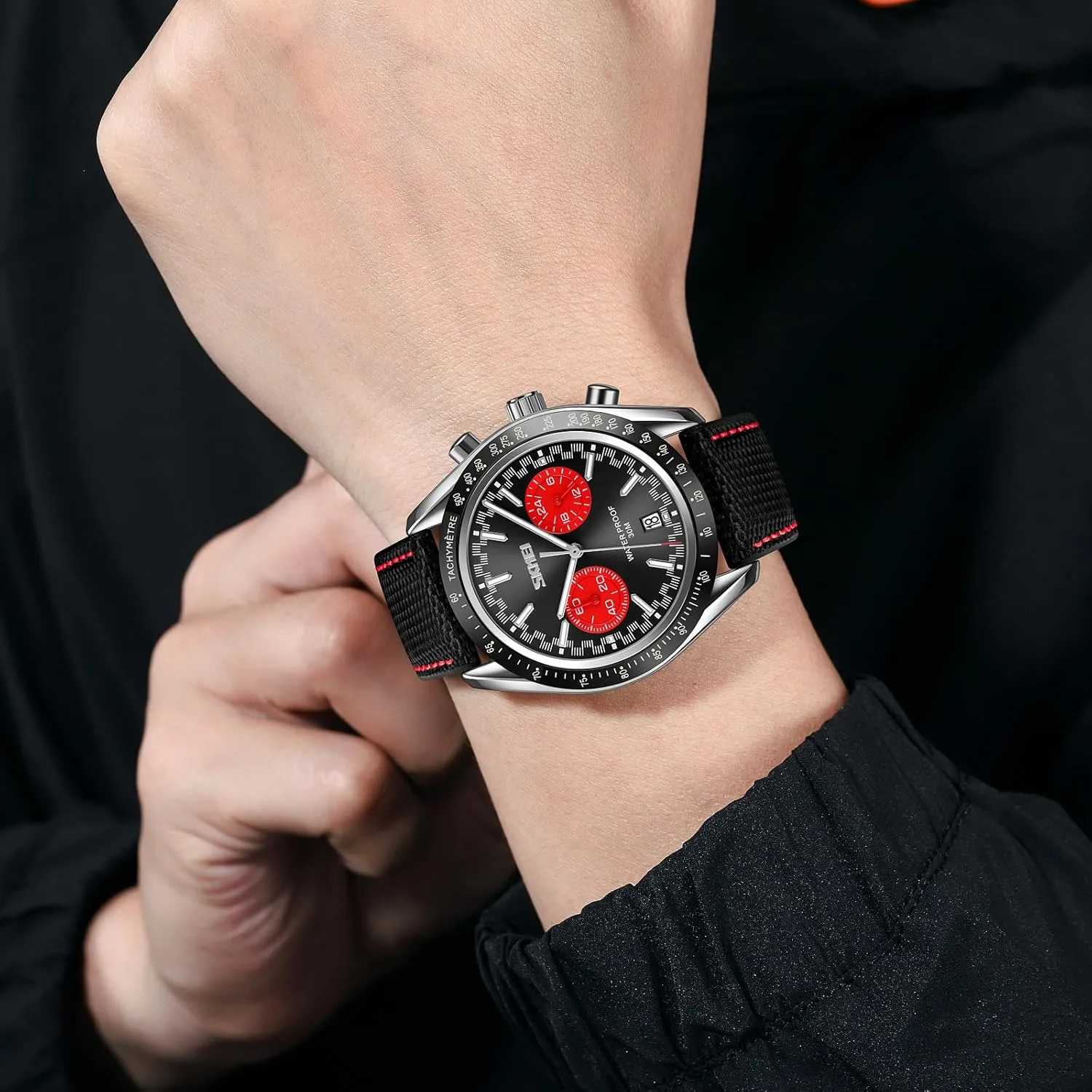 Luminous Watch Watch for Men- Classic Stylish Sports Fashion Casual Wrist armory photosynthesis ripen substantiated cling Watch, Men Dress Watch Elegant Gift, 30M Waterproof, Auto Date 