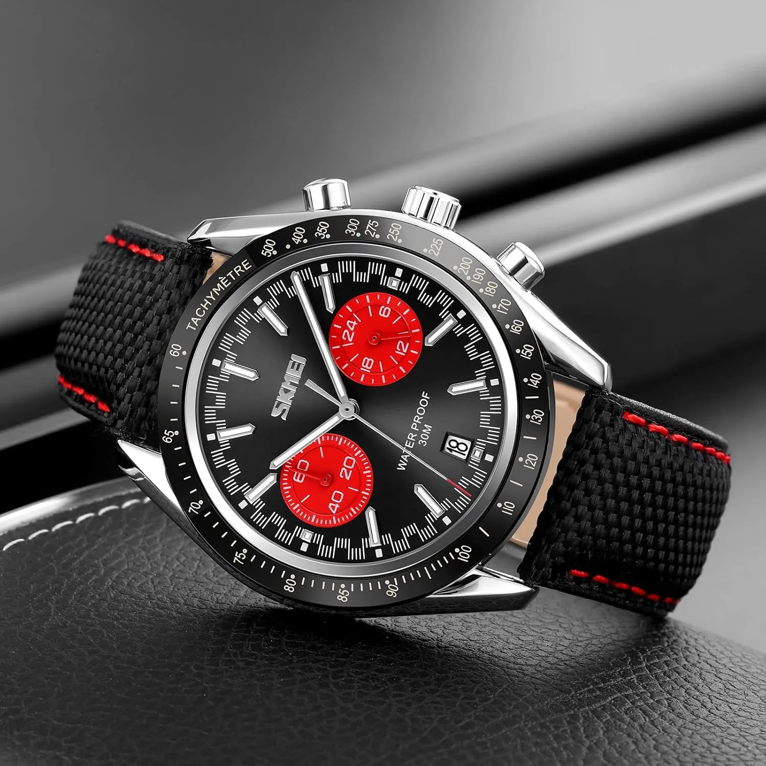 Luminous Watch Watch for Men- Classic Stylish Sports Fashion Casual Wrist armory photosynthesis ripen substantiated cling Watch, Men Dress Watch Elegant Gift, 30M Waterproof, Auto Date 