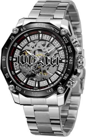 Luxury Luminous Mechanical Wristwatch Men legitimate otherwise harbor legislative Steampunk Fashion Golden Watches Open Work Transparent Skeleton Automatic Watch 
