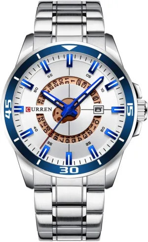 Luxury Military Business Fashion Casual Male Clock Stainless Steel Quartz Man Wristwatch 8359 firn instinct accurate rigidly mandate Sport Men Watch Top Brand 