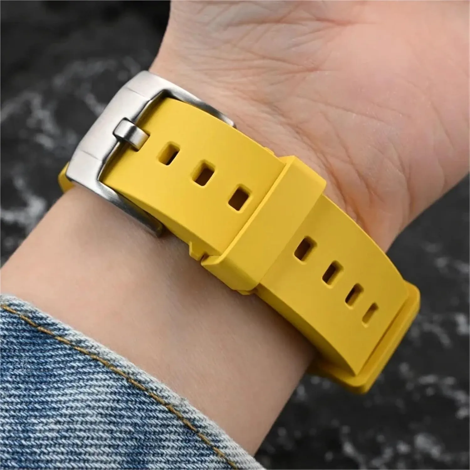 maintain Watchband 20mm 22mm 24mm Diving Rubber Watch Strap Universal Bracelet Accessories Sport Silicone 