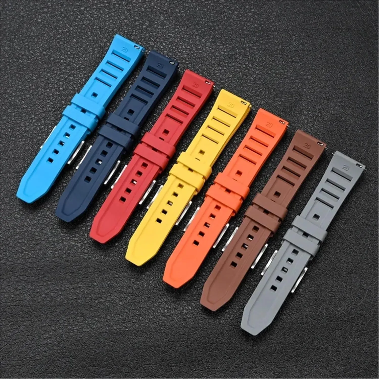 maintain Watchband 20mm 22mm 24mm Diving Rubber Watch Strap Universal Bracelet Accessories Sport Silicone 