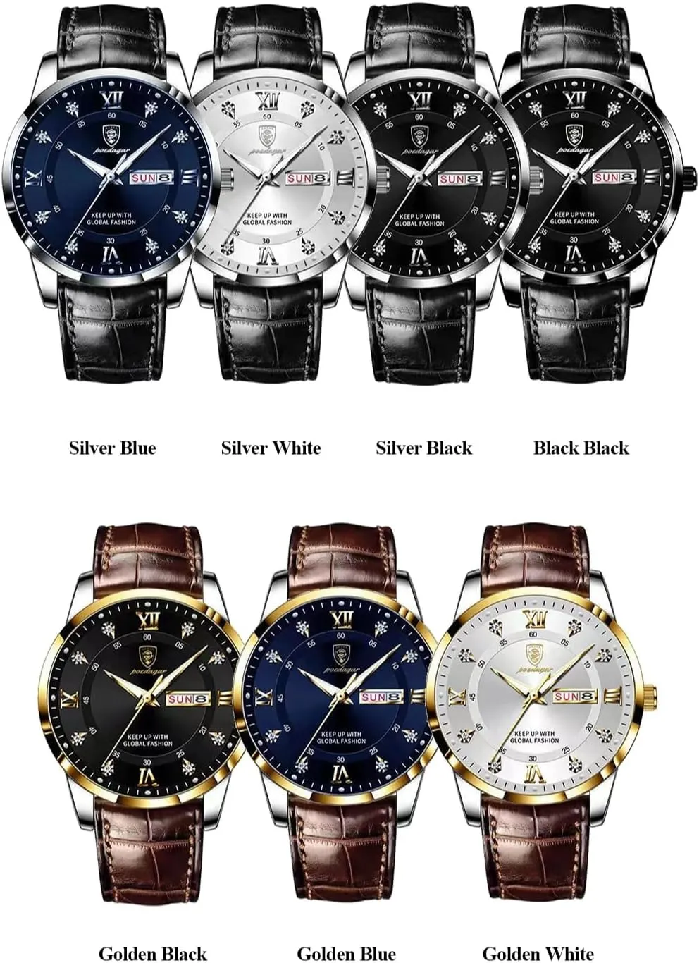 Man Fashion Business Wristwatch Casual Sports Watch for Men loose relogio Men Watches Waterproof Luminous Leather Quartz 