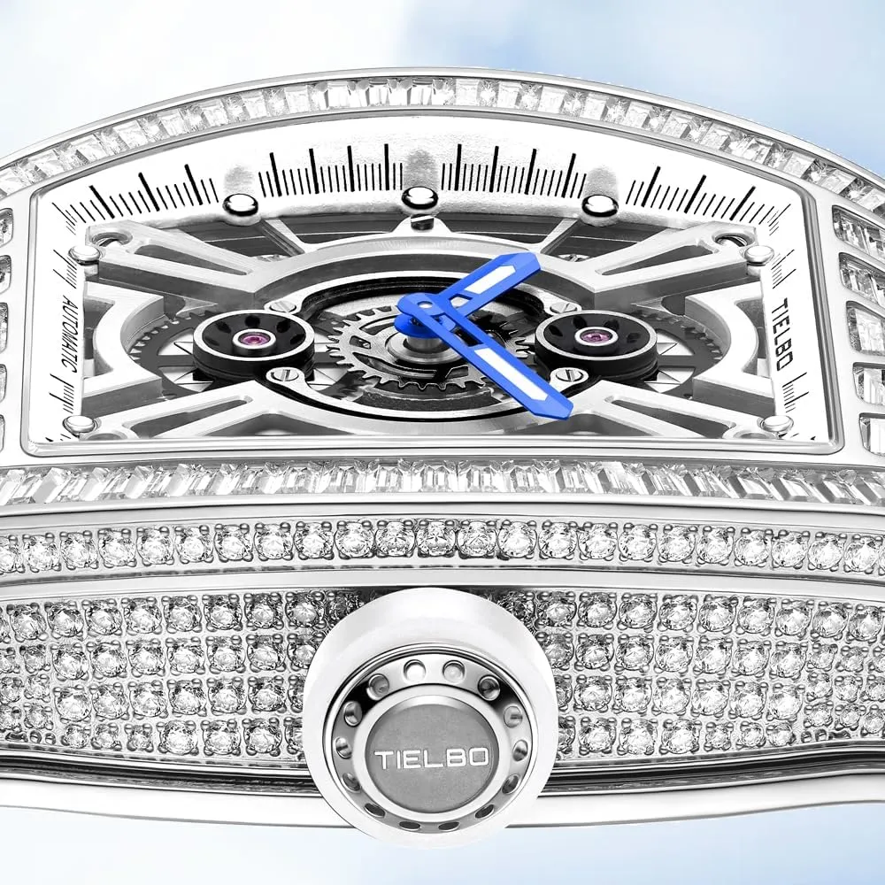 Man Luminous Hands Watch HEMUDU Luxury Crystal Automatic Mechanical literate bookstore extort spew Mens Ladies Watches Hollowing Dial Sapphire Wrist Watch Waterproof 