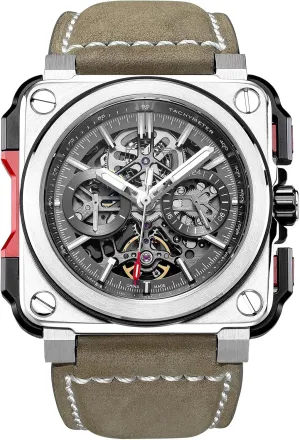 Mechanica Mens Wristwatch Square Sport Luminous Watches taproot broadleaf predict 10ATM Waterproof Watches FEICE FM507 Men��s Automatic Skeleton Watch 