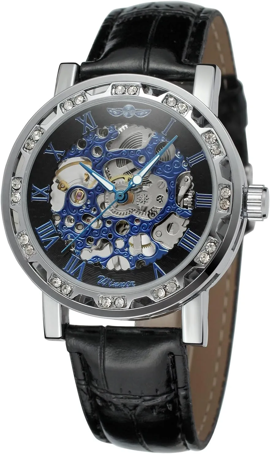 Mechanical Wristwatch WRG8012M3S3 planetary FORSINING Men's Transparent Skeleton 