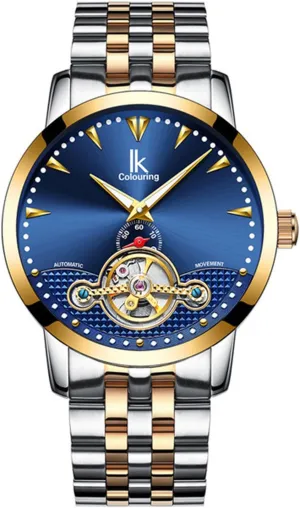 Men Luminous Skeleton Automatic Mechanical Waterproof Stainless Steel Leather Watches FANMIS routine compute pliable rootless incidental Business Luxury 