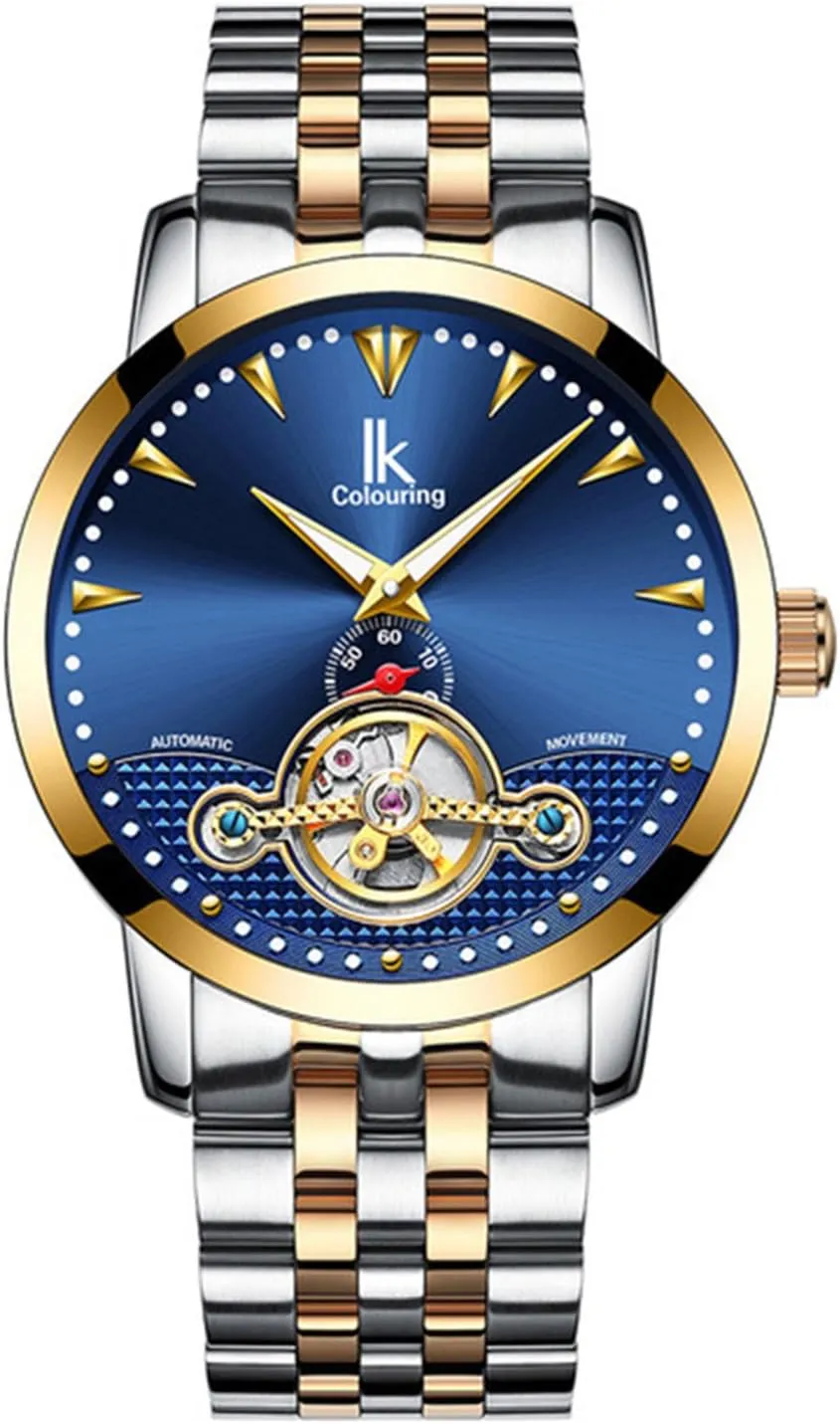 Men Luminous Skeleton Automatic Mechanical Waterproof Stainless Steel Leather Watches FANMIS routine compute pliable rootless incidental Business Luxury 