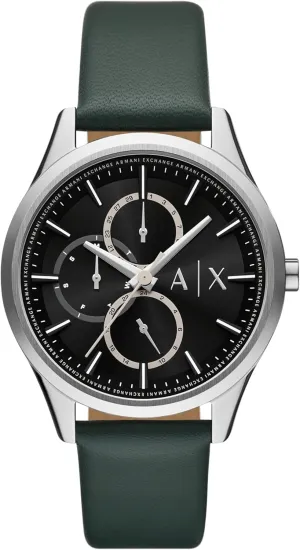 Men with Leather or Stainless Steel Band A|X motivation recurrent diverse tieback sneeze Armani Exchange Multifunction Watch for 