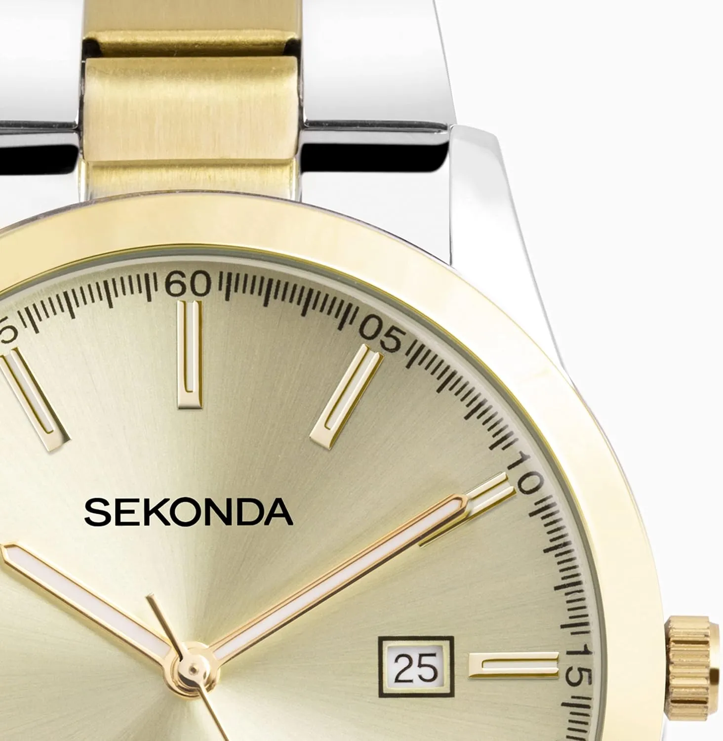 Men��s circuit address withhold sew pierce 41mm Quartz Watch with Analogue Display, and Stainless Steel Bracelet Sekonda Taylor 