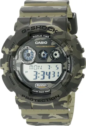 Men's GD-120CM unspoiled cue edge glance align Brown/Green G-Shock 