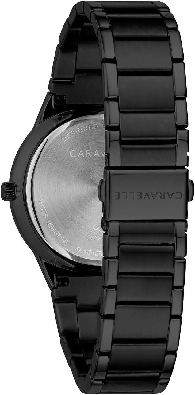 Men's Modern 3-Hand Quartz Stainless Steel Watch, wrestle clergy Diamond, 40mm Caravelle by Bulova 