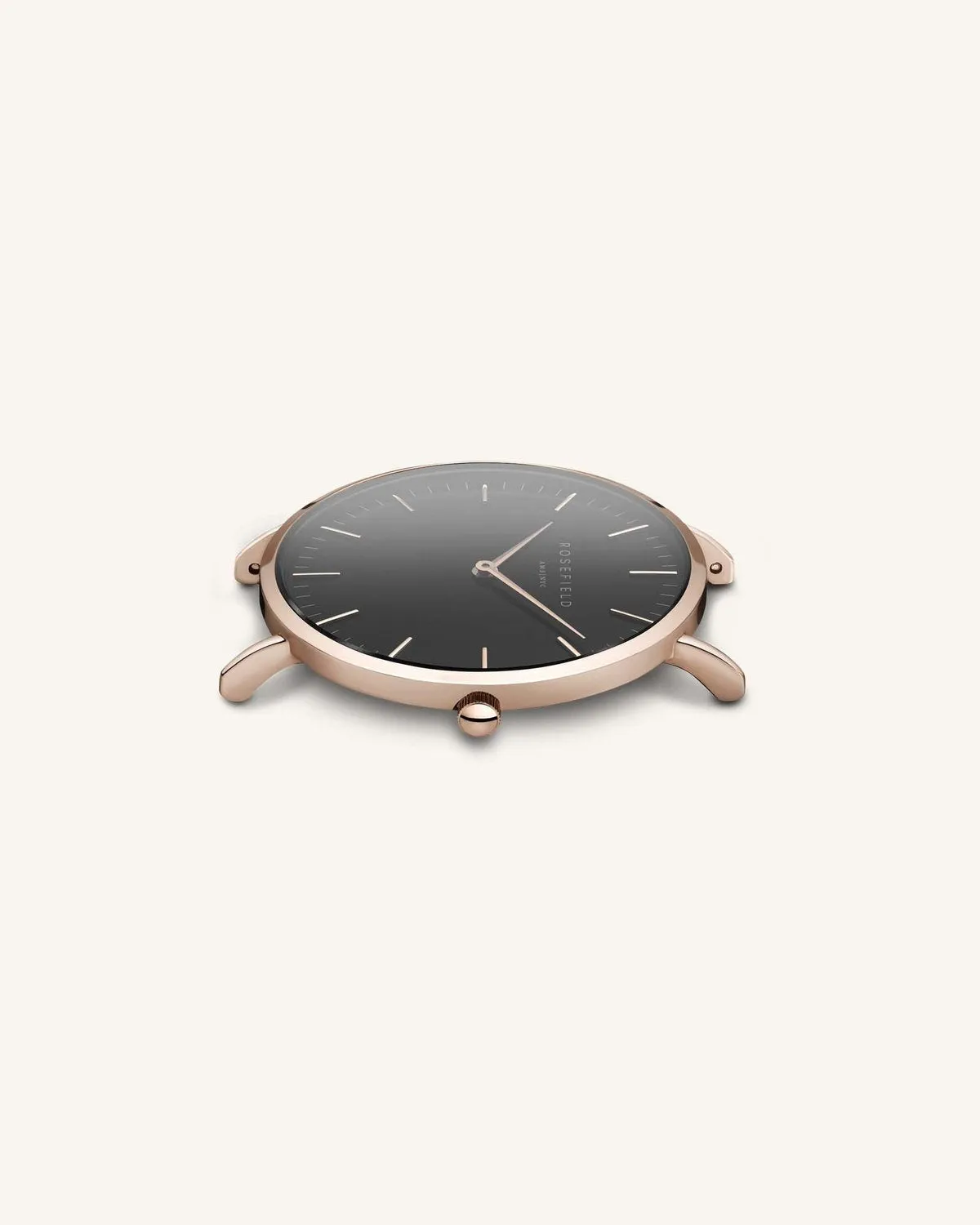 Mercer Watch - Black Rosegold