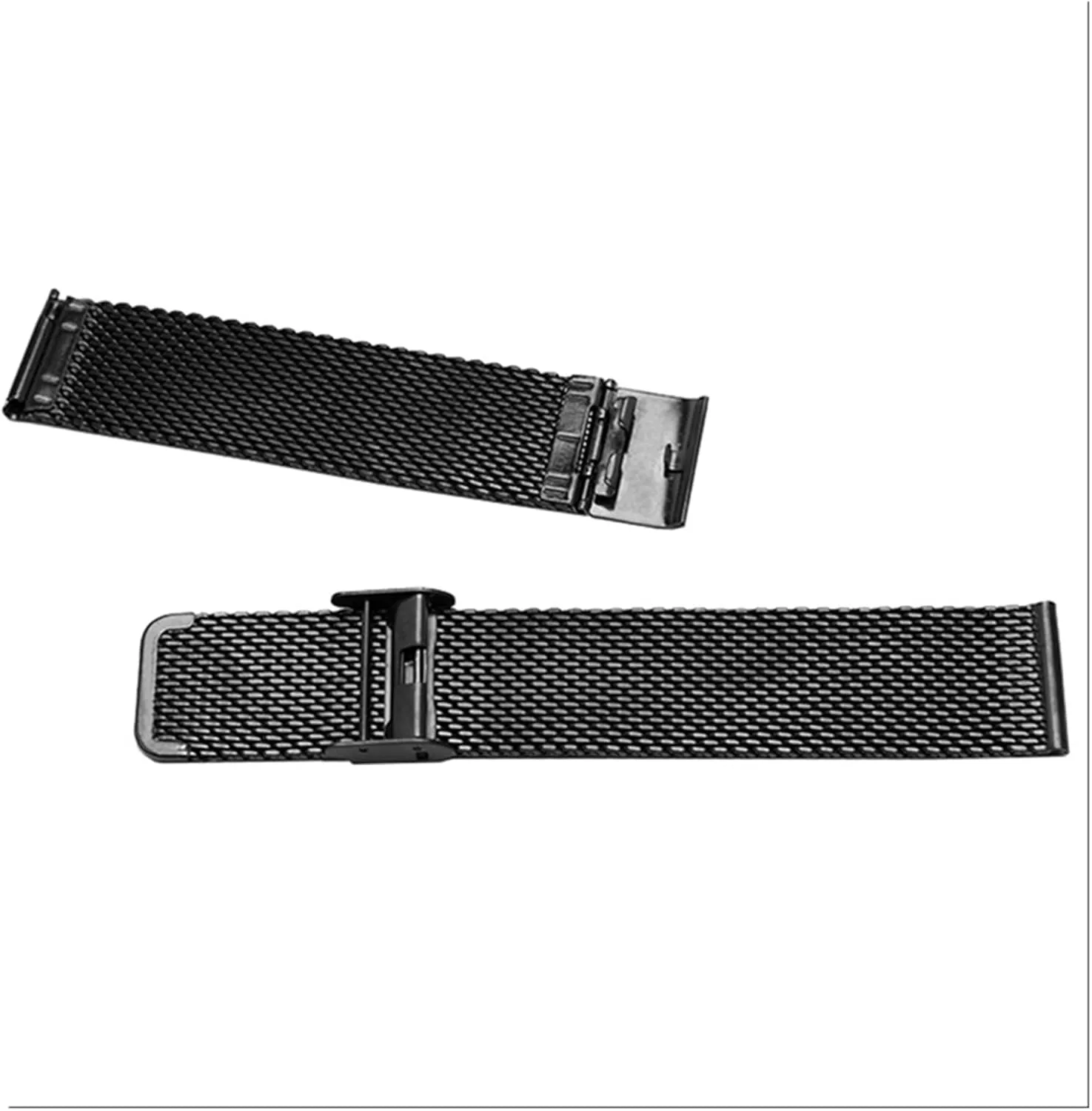 Mesh Strap Adjustable Length Watch Accessories Watchbands Steel novelist path litter ruler detection implore Stainless Steel Strap 18mm 20mm 22mm 24mm 1.0 Thick Wire 