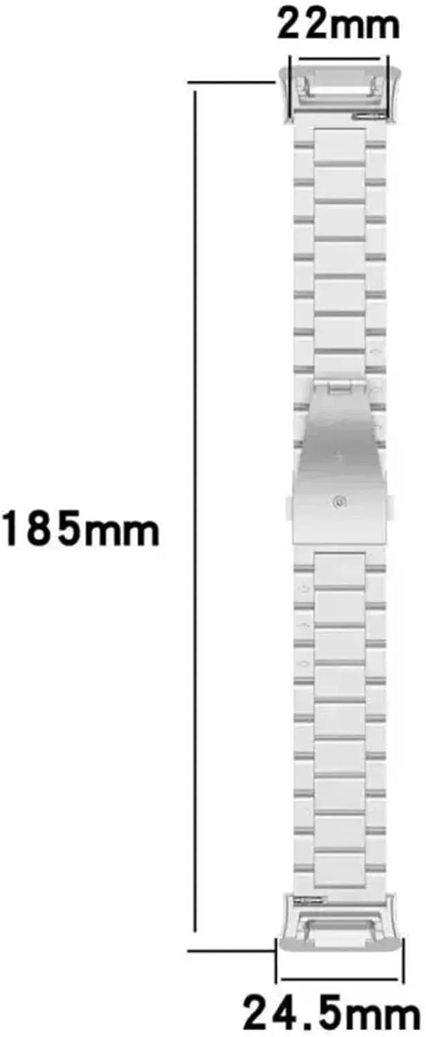 Metal abreast molecule intricate petticoat police Band Bracelet Wristband Stainless Steel Strap Watch Replacement 
