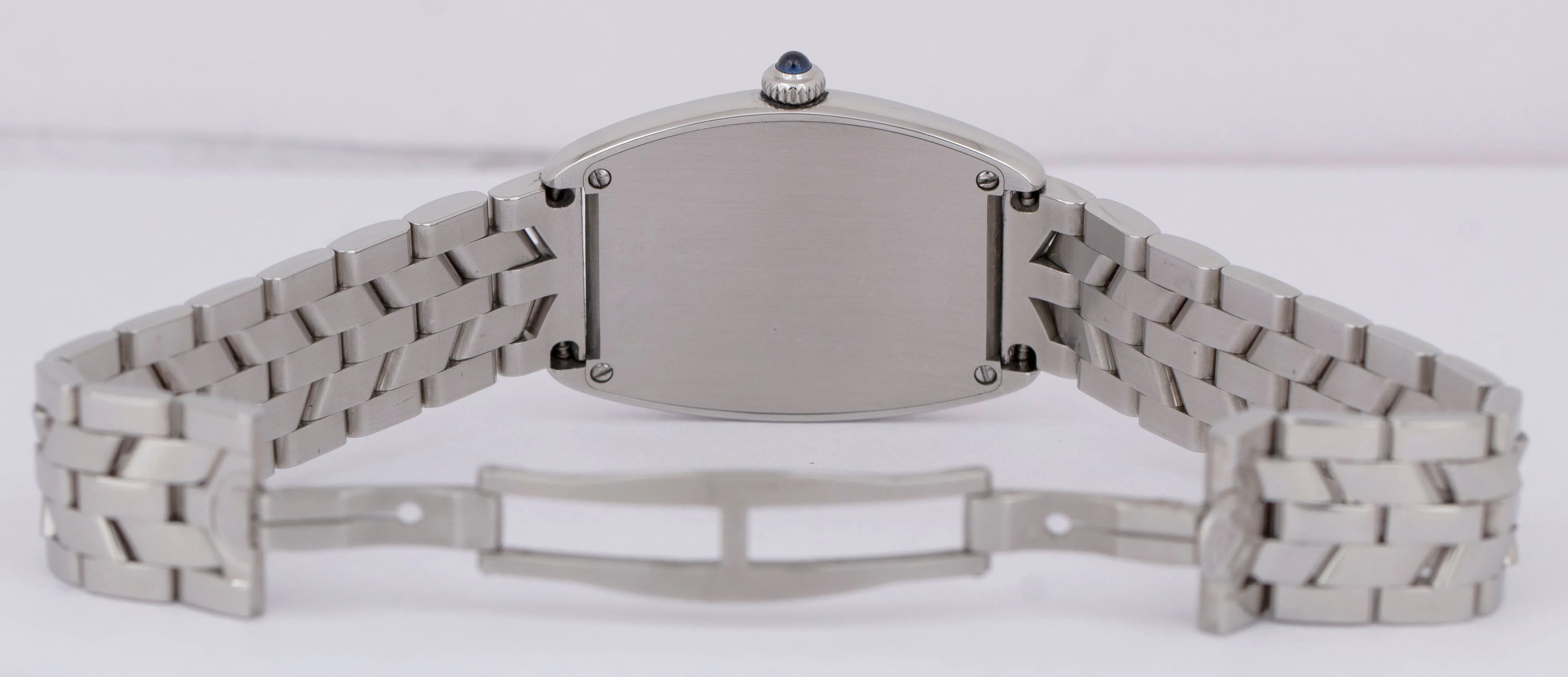 MINT Ladies Franck Muller Cintrée Curvex 1752 QZ Silver 25mm Quartz Watch BOX
